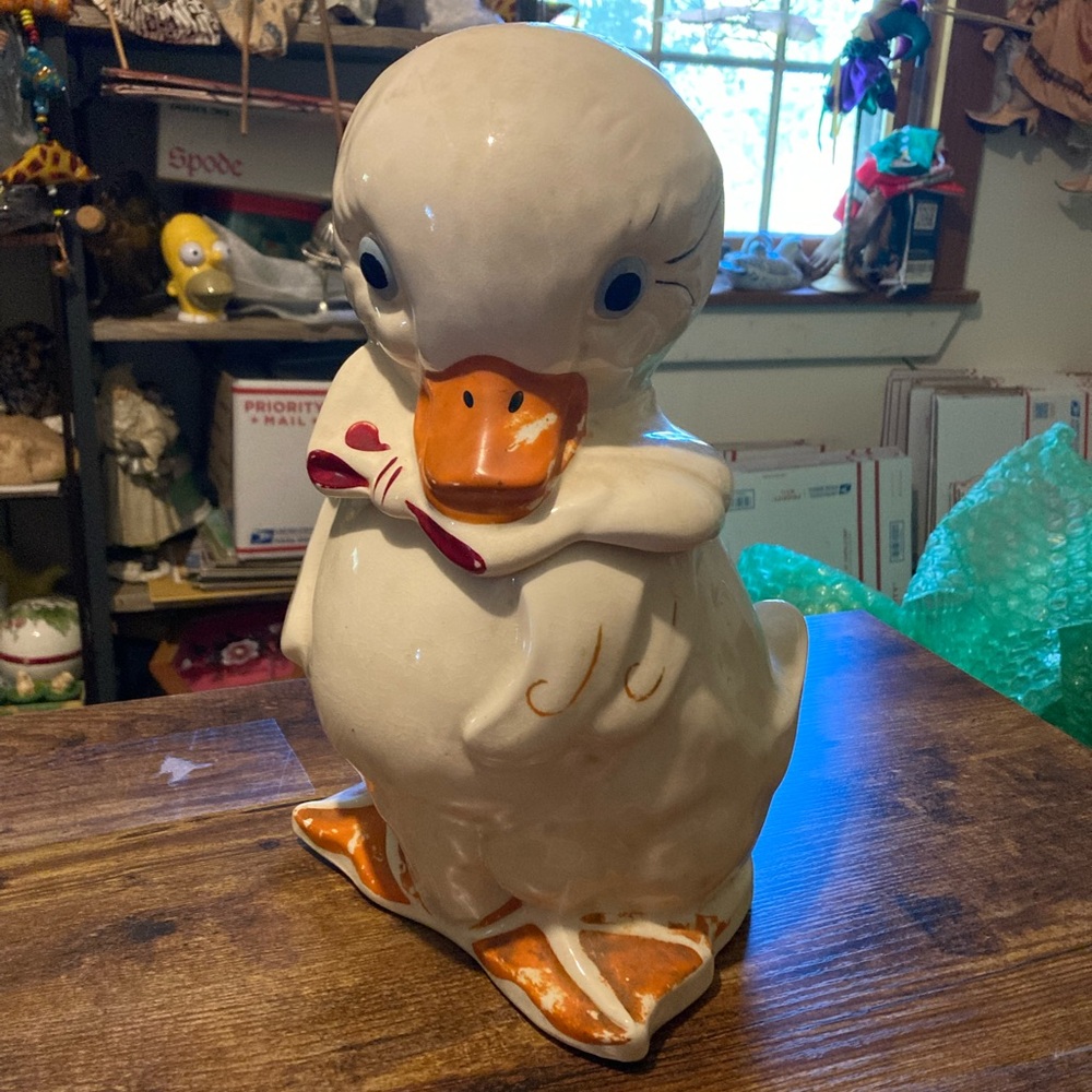 Vintage Hull Duck cookie jar